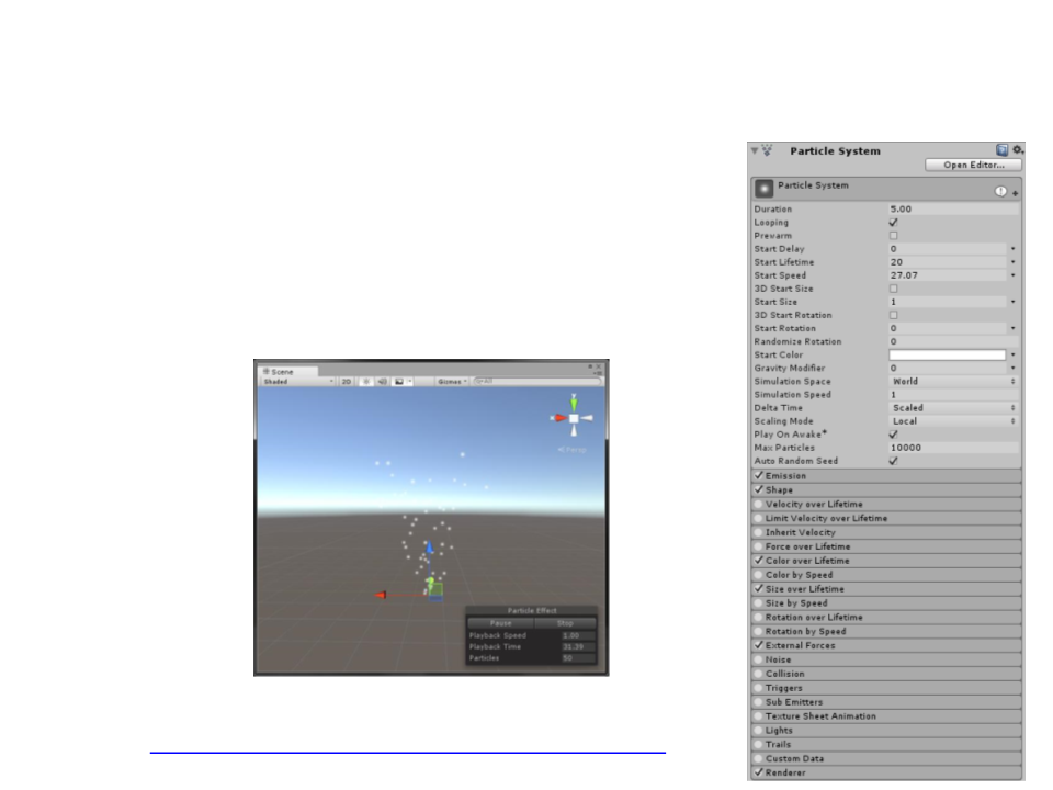 Particle Systems in Unity